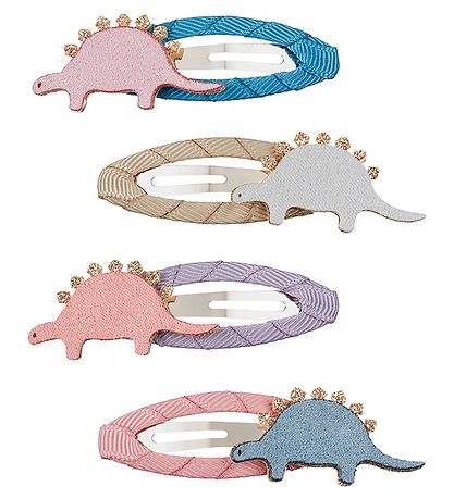 Mimi & Lula - 4 hårspænder - Cute Dino Doodle