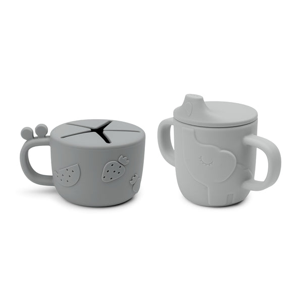 Done by deer -  Peekaboo spout/snack cup set Deer frie