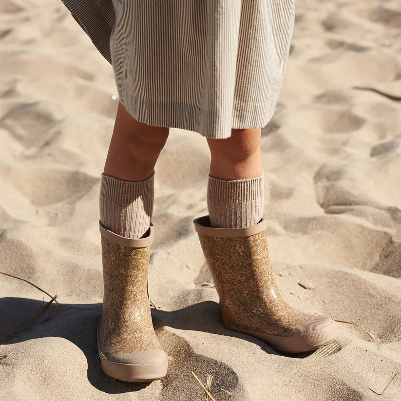 Wheat Footwear - Muddy Rubber Boots-Summer Field