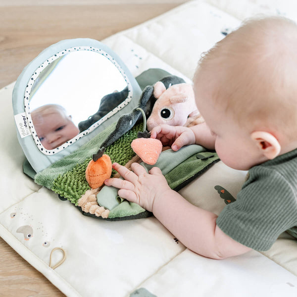 Done by deer -  Tummy time sensory mirror Tiny farm