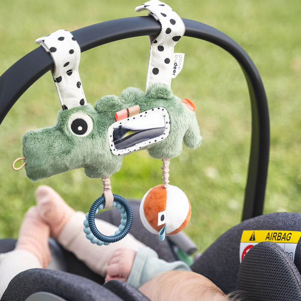 Done by deer -  Hanging activity toy Croco Green