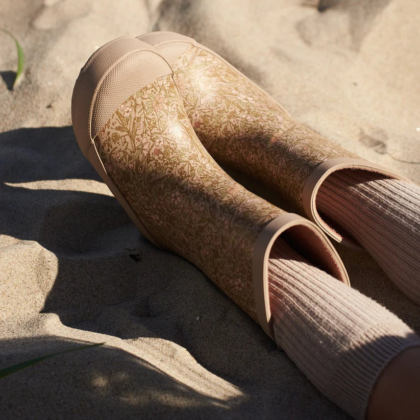 Wheat Footwear - Muddy Rubber Boots-Summer Field