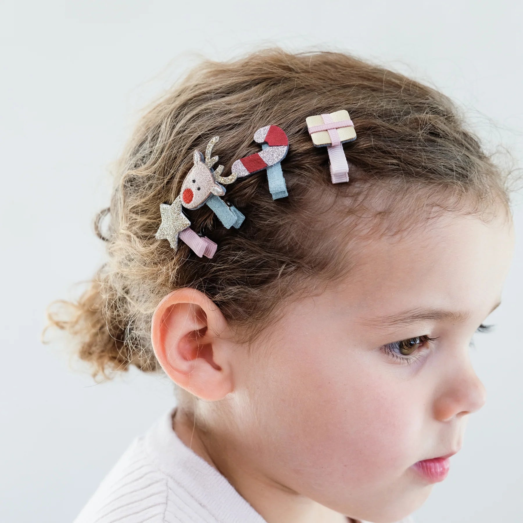 Mimi & Lula - 8 Hair Clips - Christmas mini clips