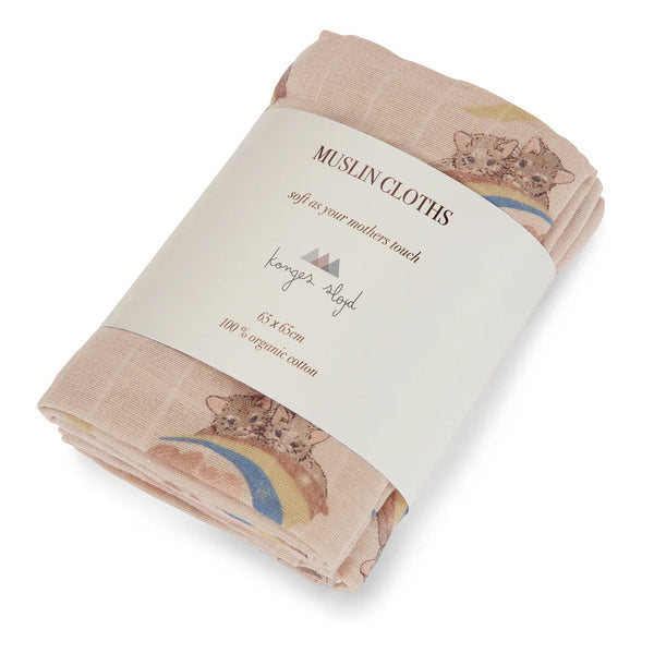 Konges Sløjd 3 PACK MUSLIN CLOTH