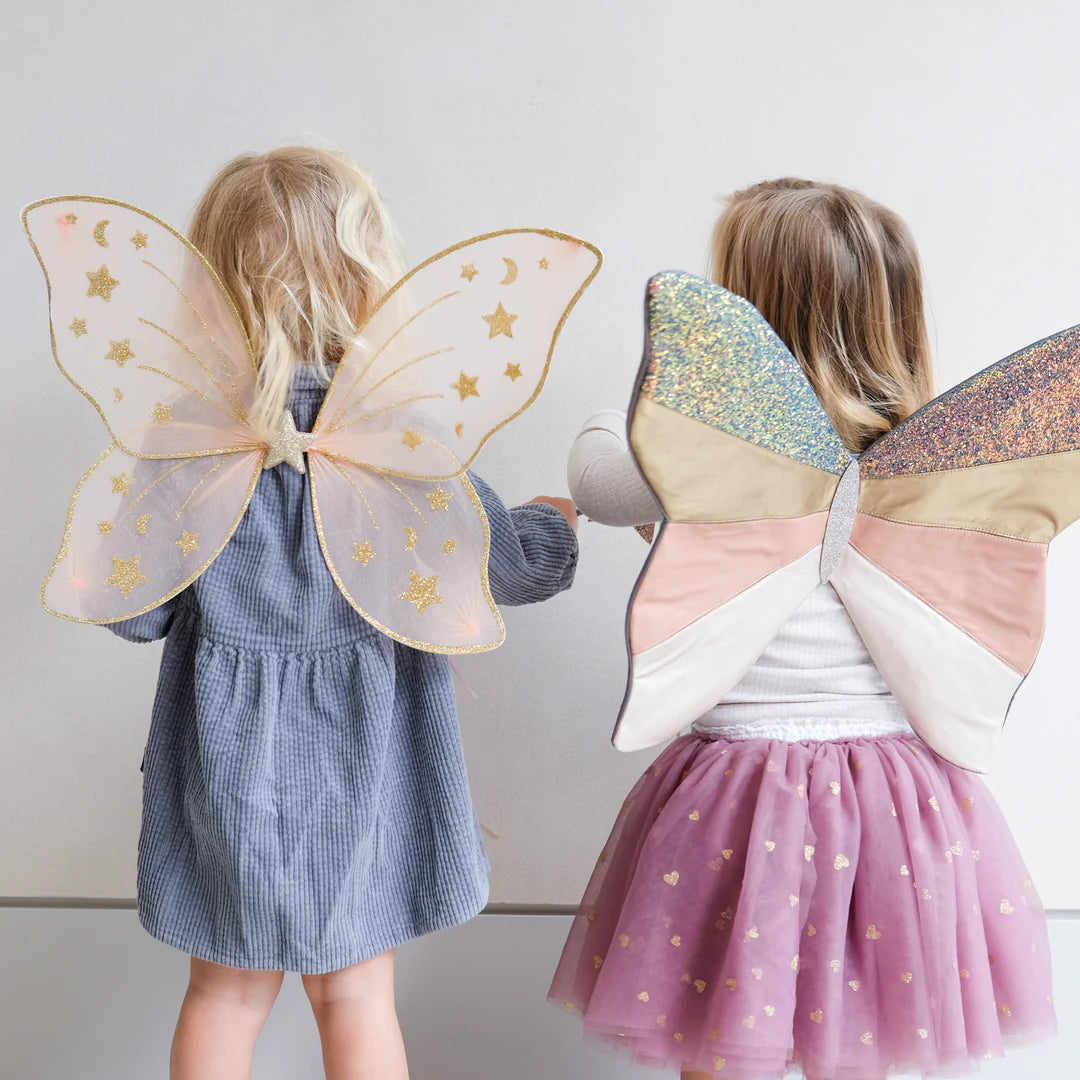 Mimi & Lula - Super starry night pink wings