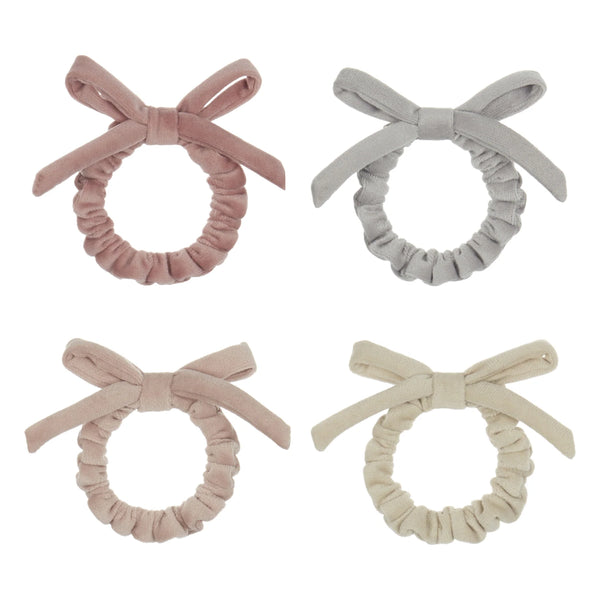 Mimi & Lula - Velvet bow mini scrunchies