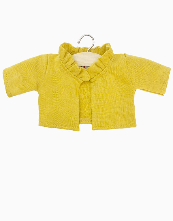 MiniKane -  Claudia mustard fleece cardigan