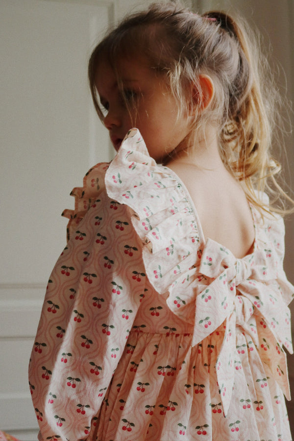 Konges Sløjd - CIANNA LS BOW DRESS GOTS