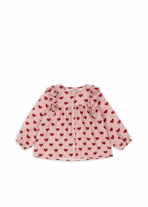 Konges Sløjd Coco Flæsebluse - Amour Mellow