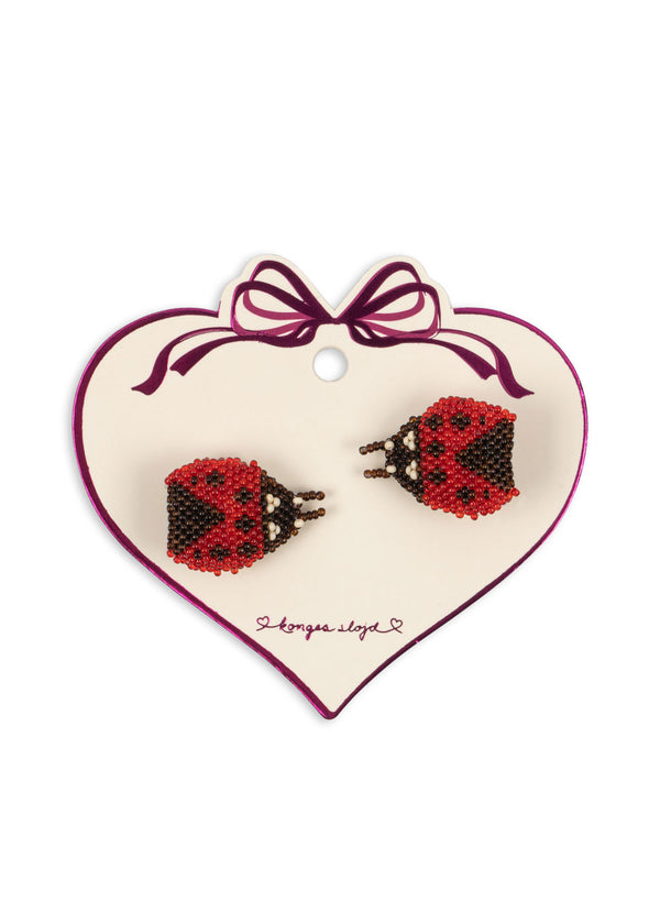 Konges Sløjd - 2 PACK LADYBUG BEADED HAIR CLIP