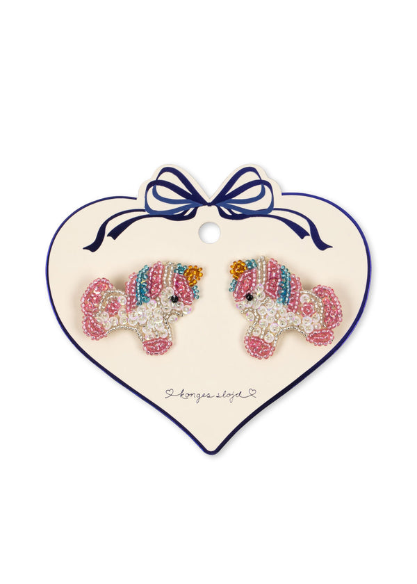 Konges Sløjd - 2 PACK UNICORN BEADED HAIR CLIPS