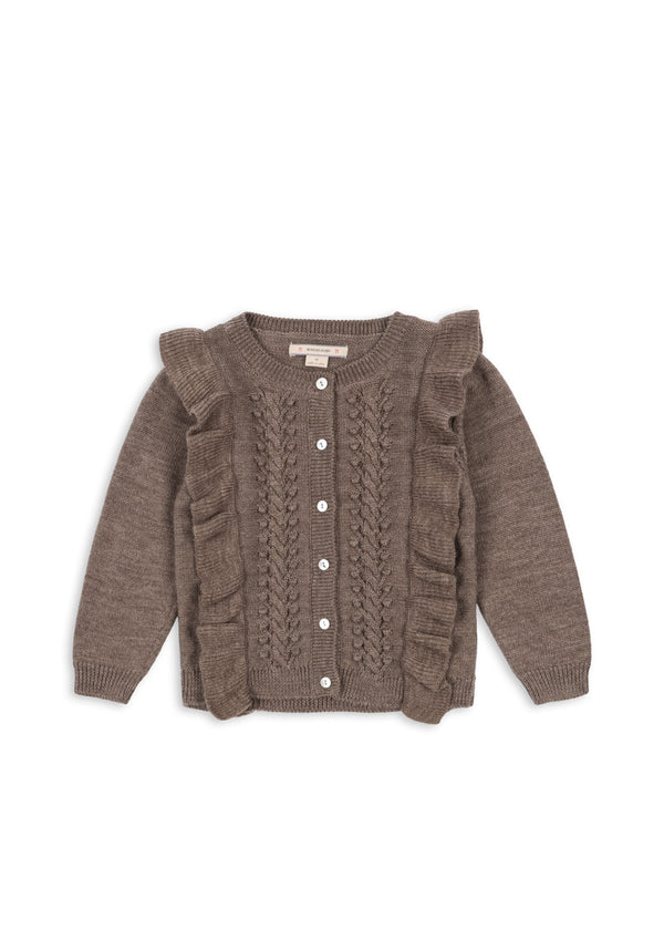 Konges Sløjd - FIOL FRILL CARDIGAN