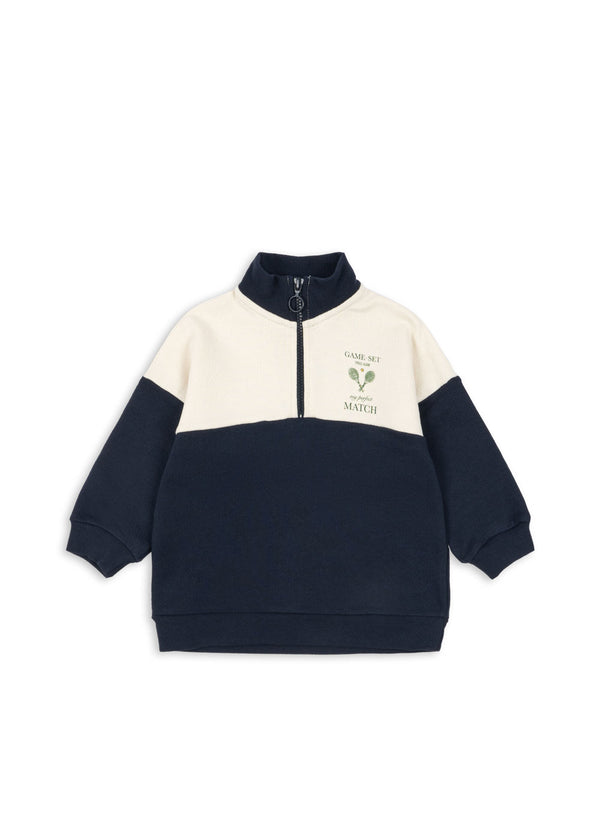 Konges Sløjd - LOUPY LOU HALF ZIP SWEAT OCS